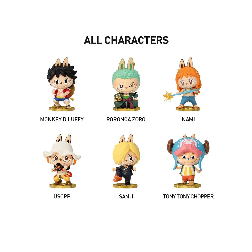 POP MART Labubu The Monsters x One Piece Series Sealed Case (Single Blind Box)