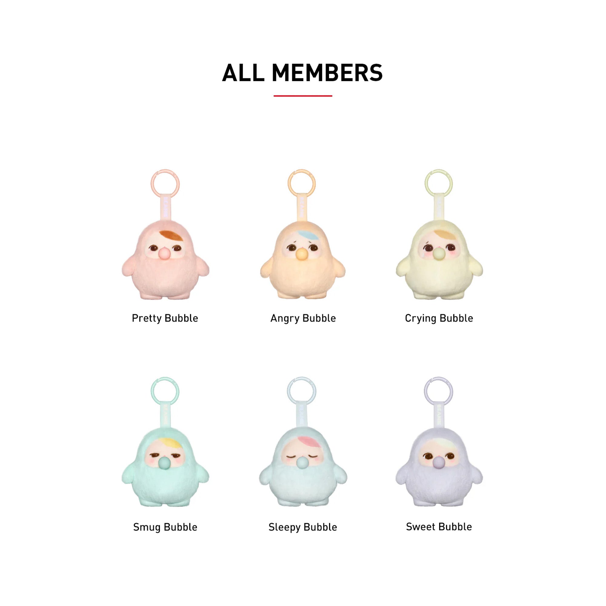 POP MART PUCKY BEANIE BUBBLE UP SERIES Plush Pendant (Single Blind Box)