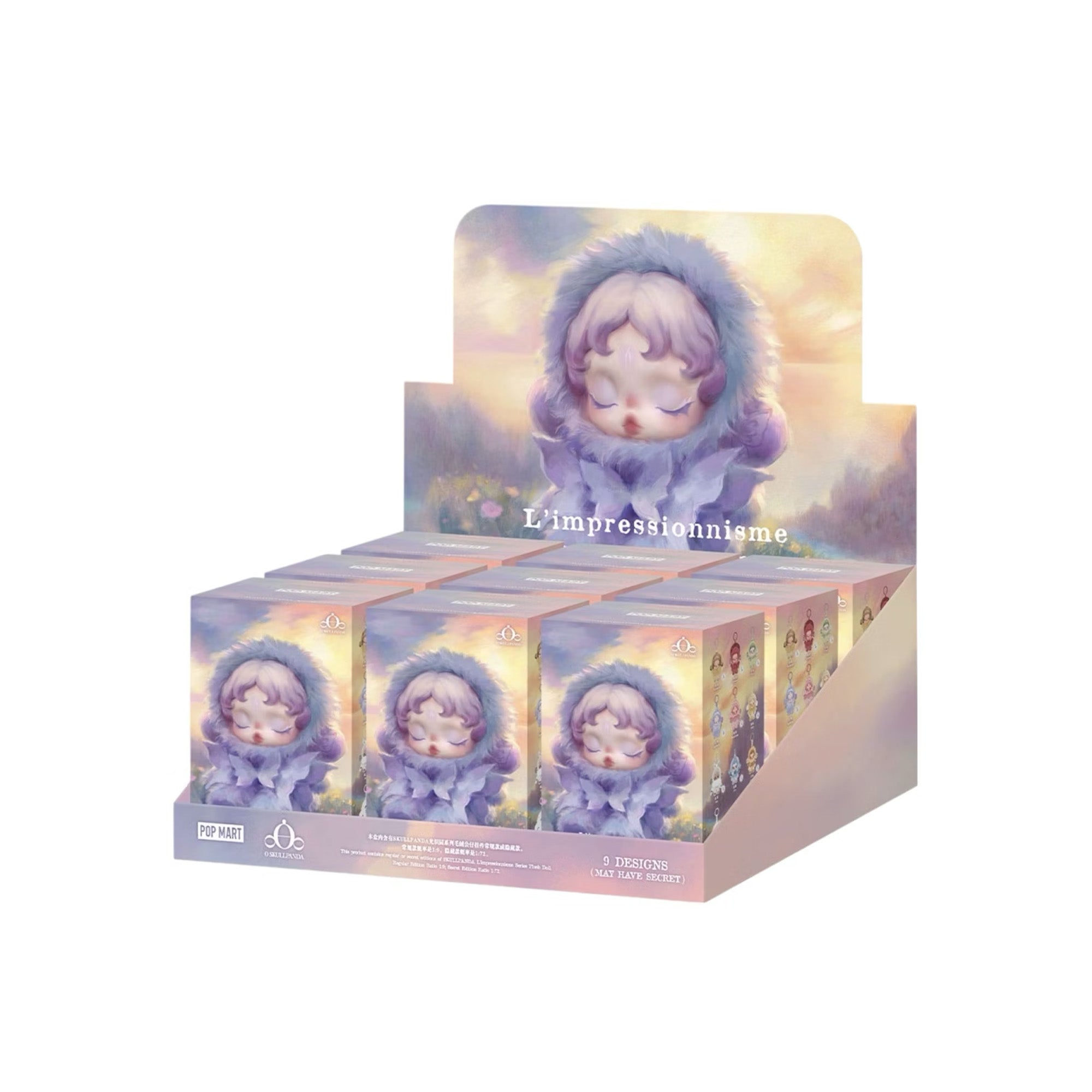 POP MART SKULLPANDA L’impressionnisme Series Plush Doll (Single Blind Box)