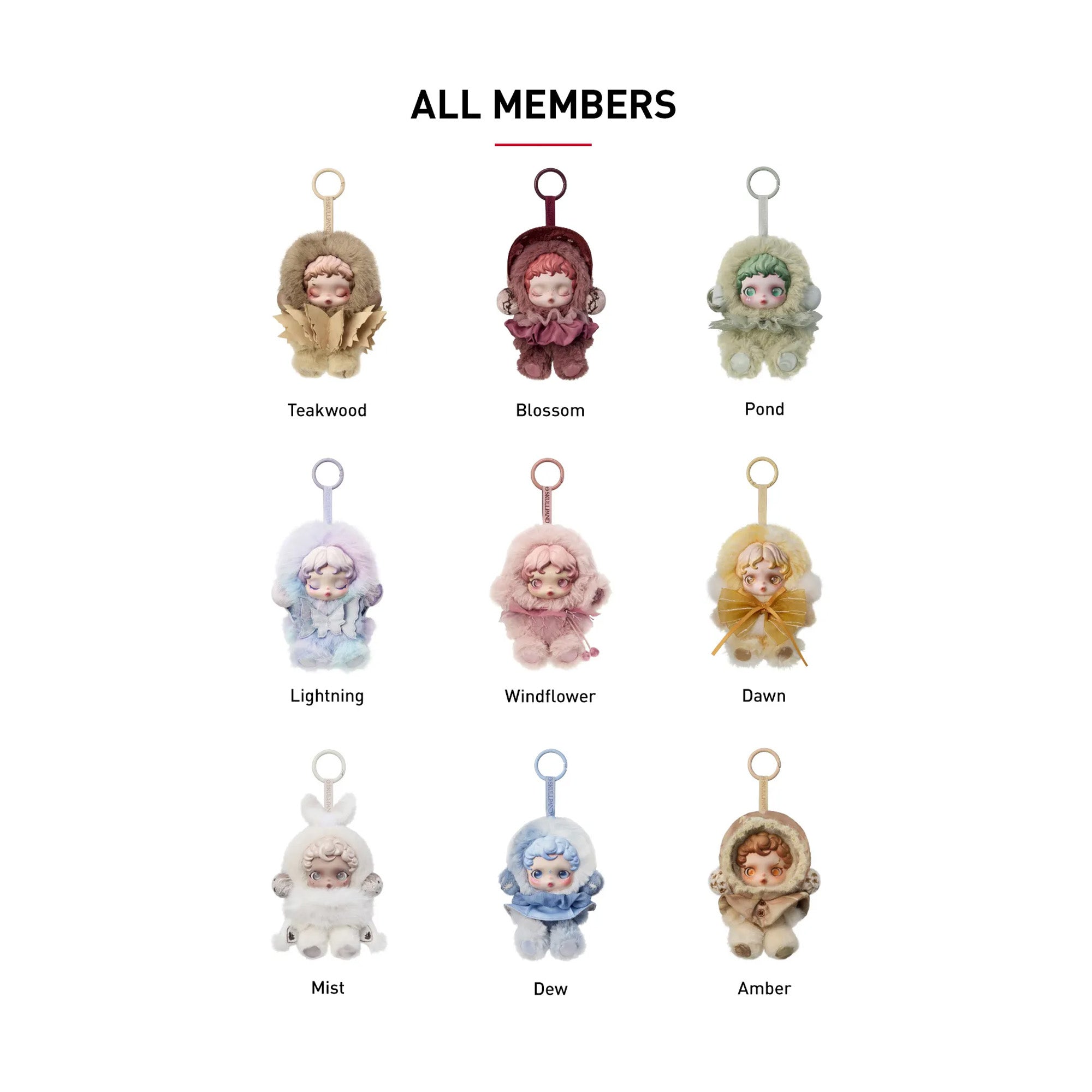 POP MART SKULLPANDA L’impressionnisme Series Plush Doll (Single Blind Box)