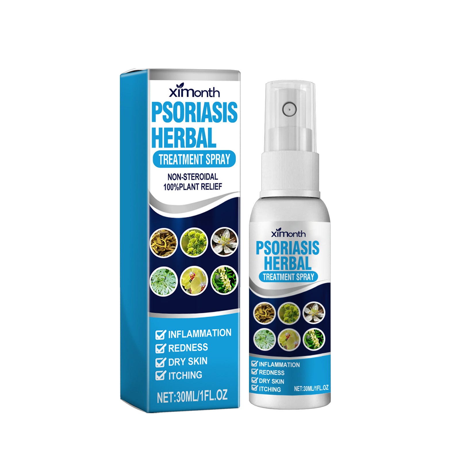 Psoriasis Magnesium Herbal Treatment Spray