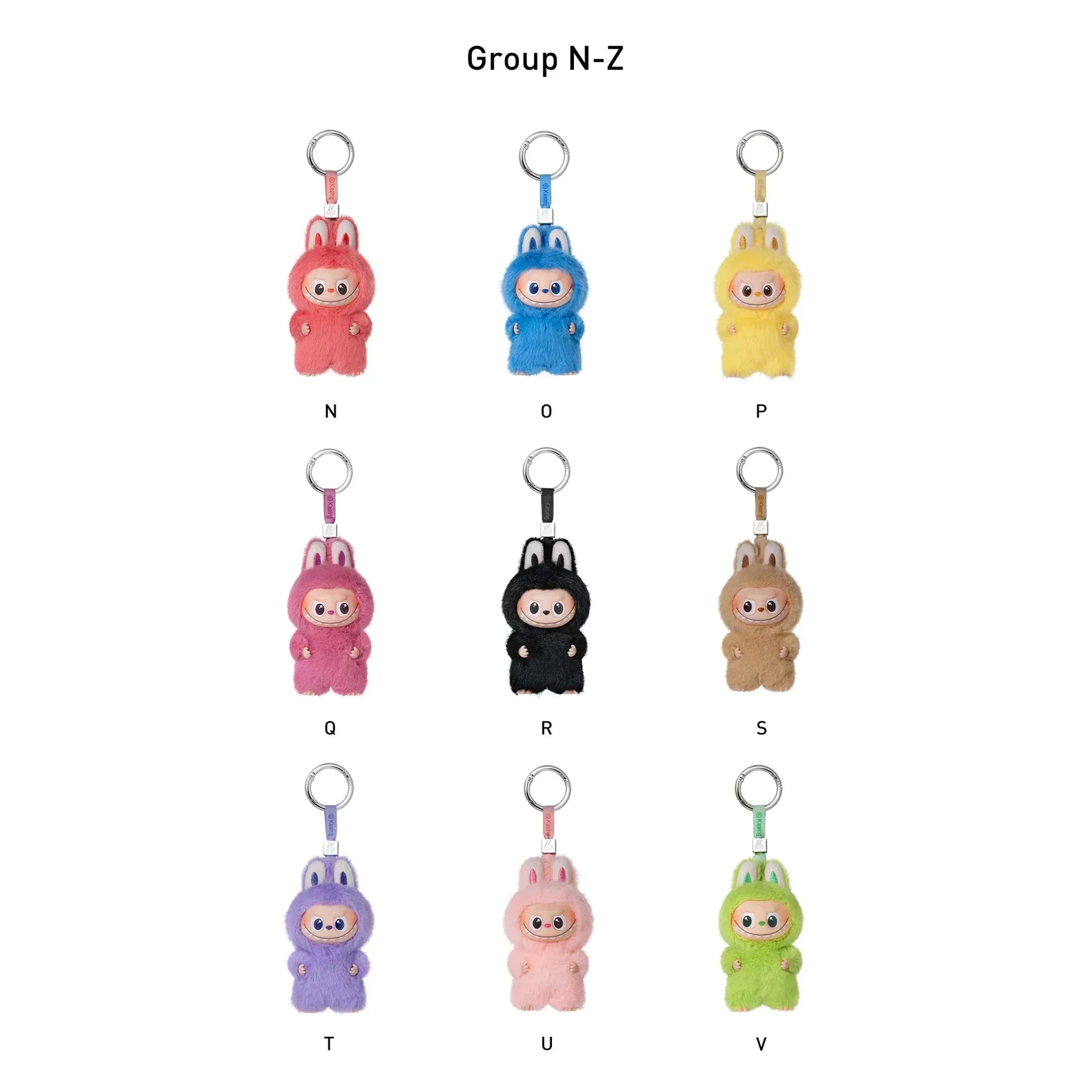 POP MART THE MONSTERS LABUBU Pin for Love Series-Vinyl Plush Pendant (N-Z) (Single Blind Box)